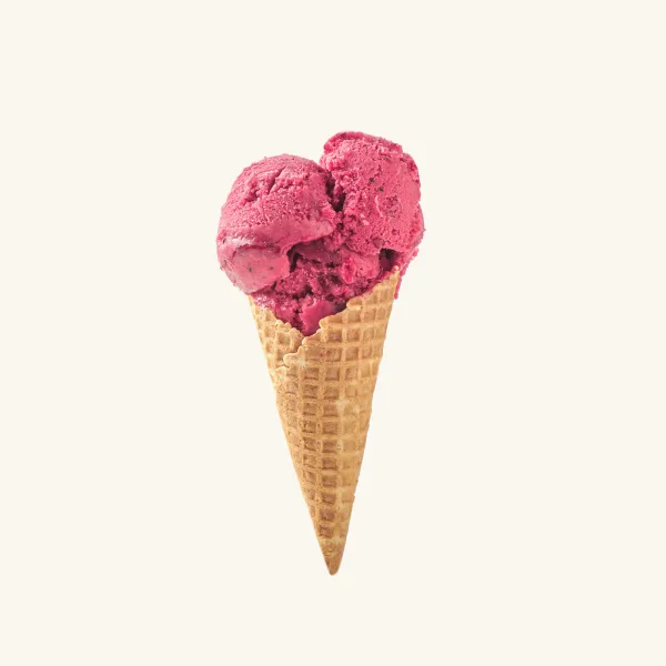 Raspberry Ripple Cone