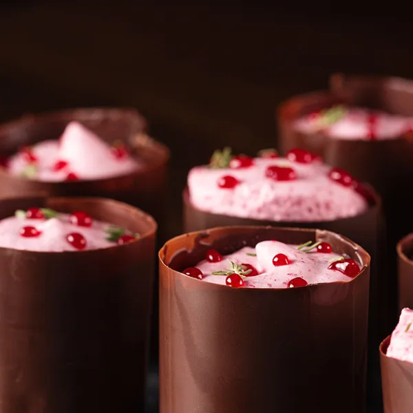 Raspberry Macarons
